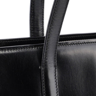 Prada B6010 Black Spazzolato Tote Bag