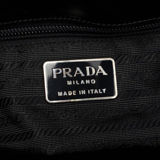 Prada B6010 Black Spazzolato Tote Bag