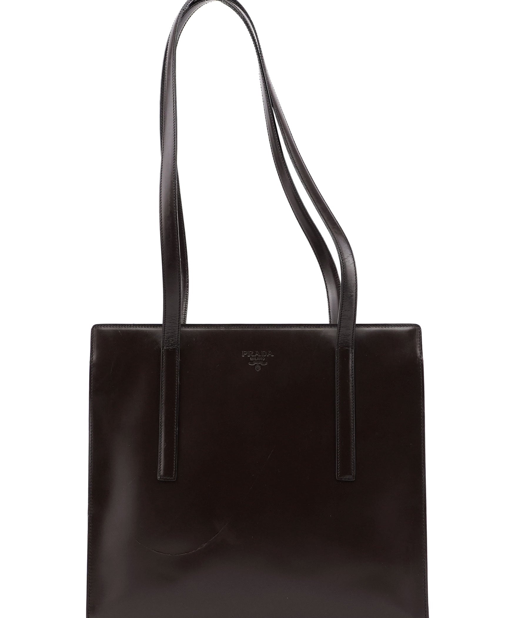 Prada B6010 Brown Spazzolato Tote