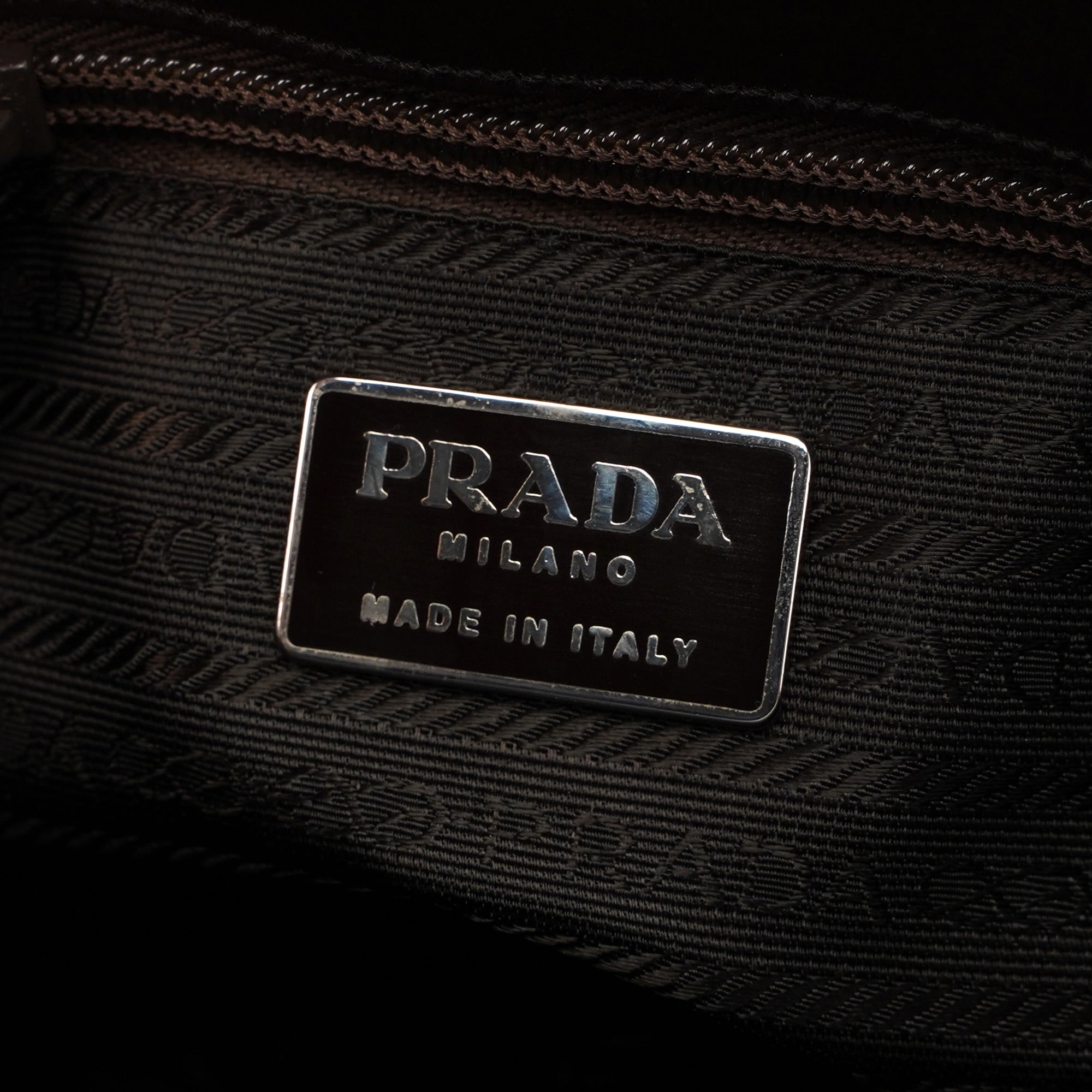 Prada B6010 Brown Spazzolato Tote