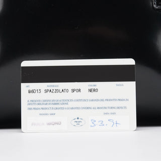 Prada B6013 1995 Black Spazzolato Sport Tote Bag