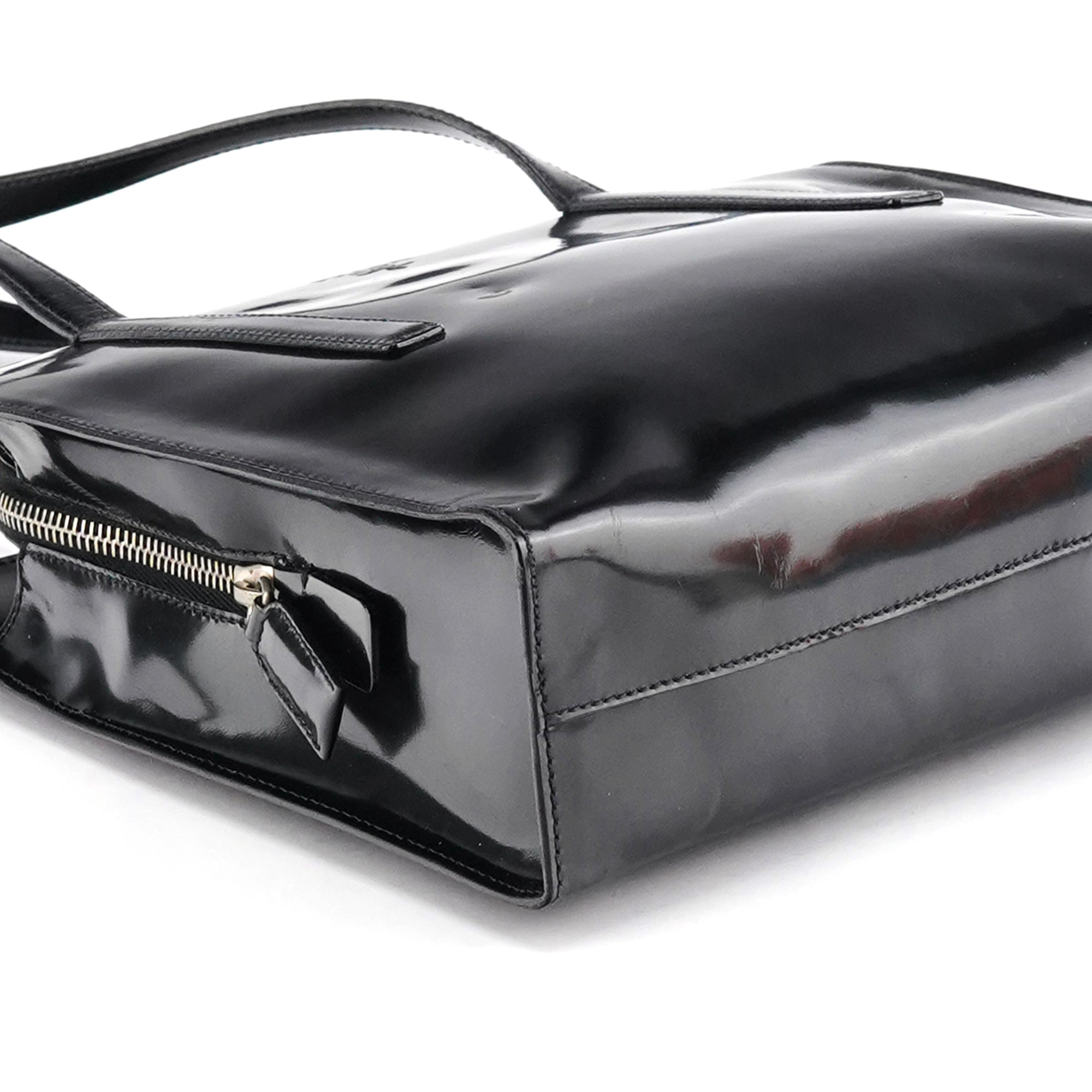 Prada B6013 1995 Black Spazzolato Sport Tote Bag