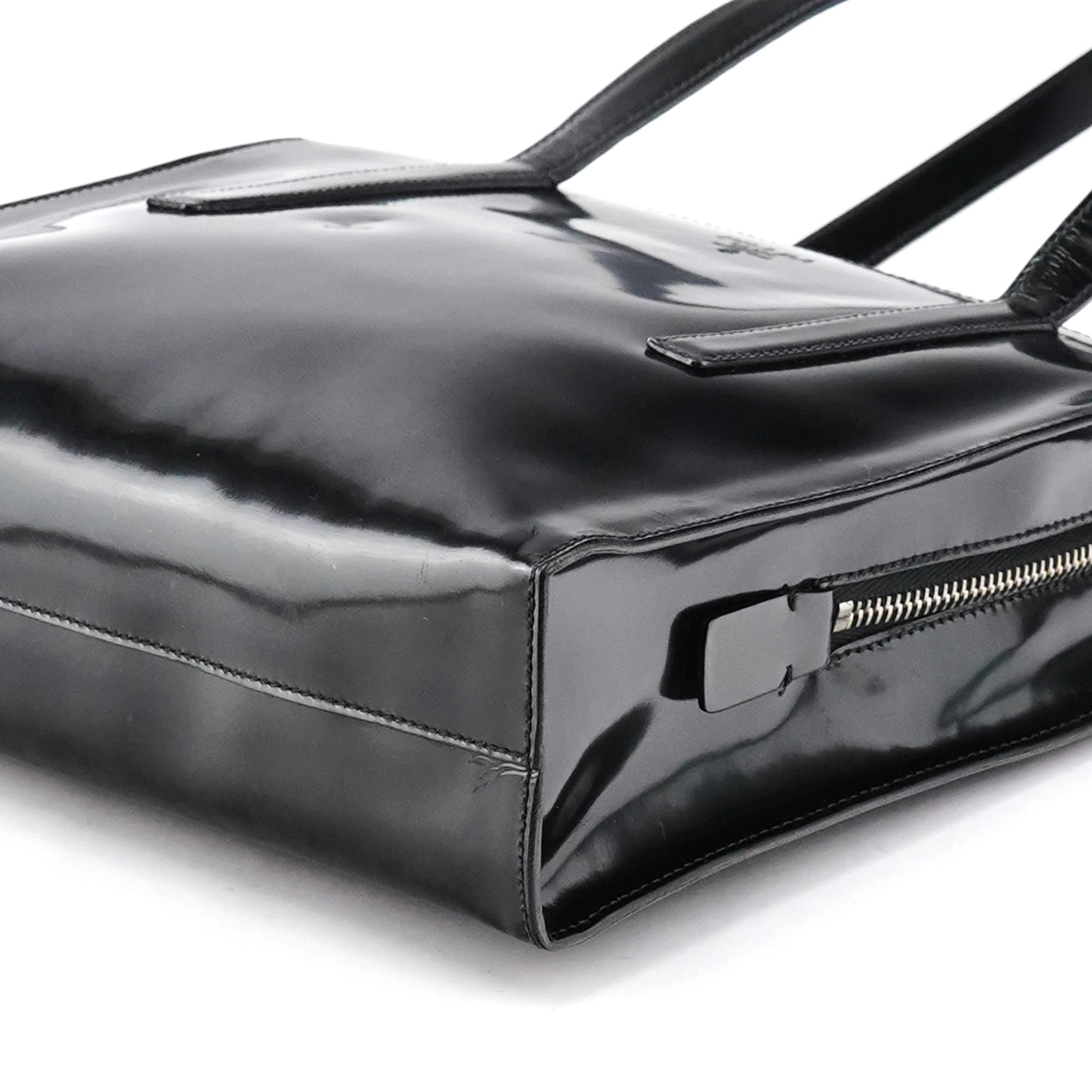 Prada B6013 1995 Black Spazzolato Sport Tote Bag