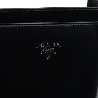 Prada B6013 1995 Black Spazzolato Sport Tote Bag
