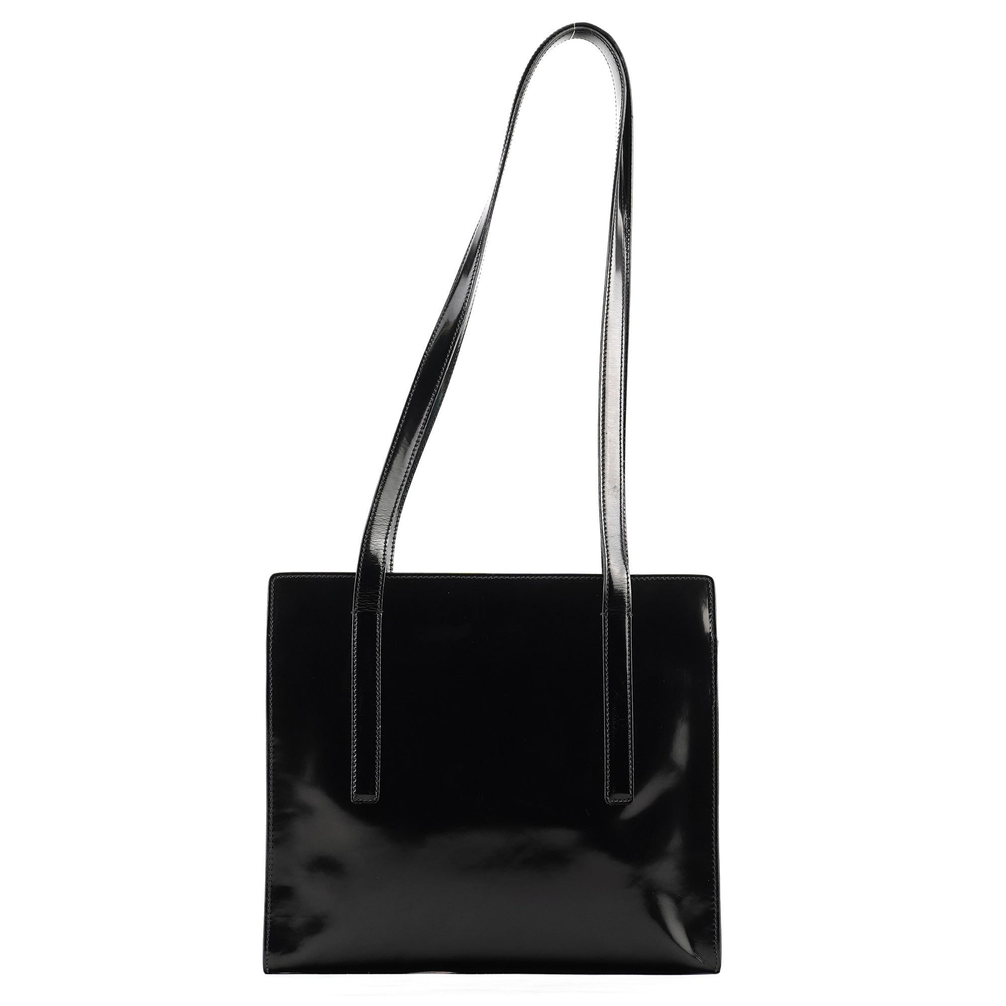 Prada B6013 1995 Black Spazzolato Sport Tote Bag