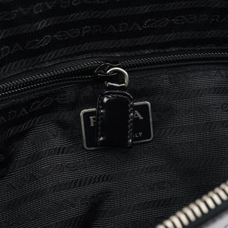 Prada B6017 1995 Black Spazzolato Sport Tote Bag