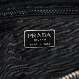 Prada B6017 1995 Black Spazzolato Sport Tote Bag
