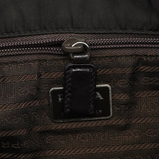 Prada B6059 Dark Green Tessuto Trend Nappa Tote Bag