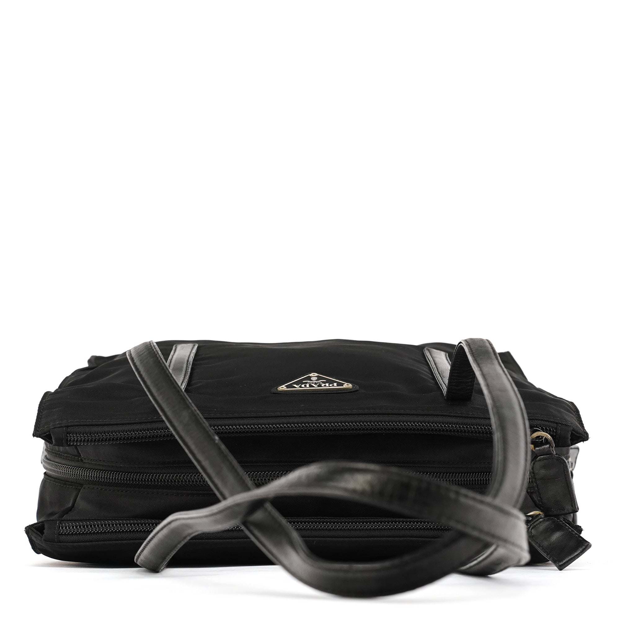 Prada B6081 Black Tessuto Nappa Tote Bag