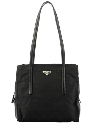 Prada B6081 Black Tessuto Nappa Tote Bag