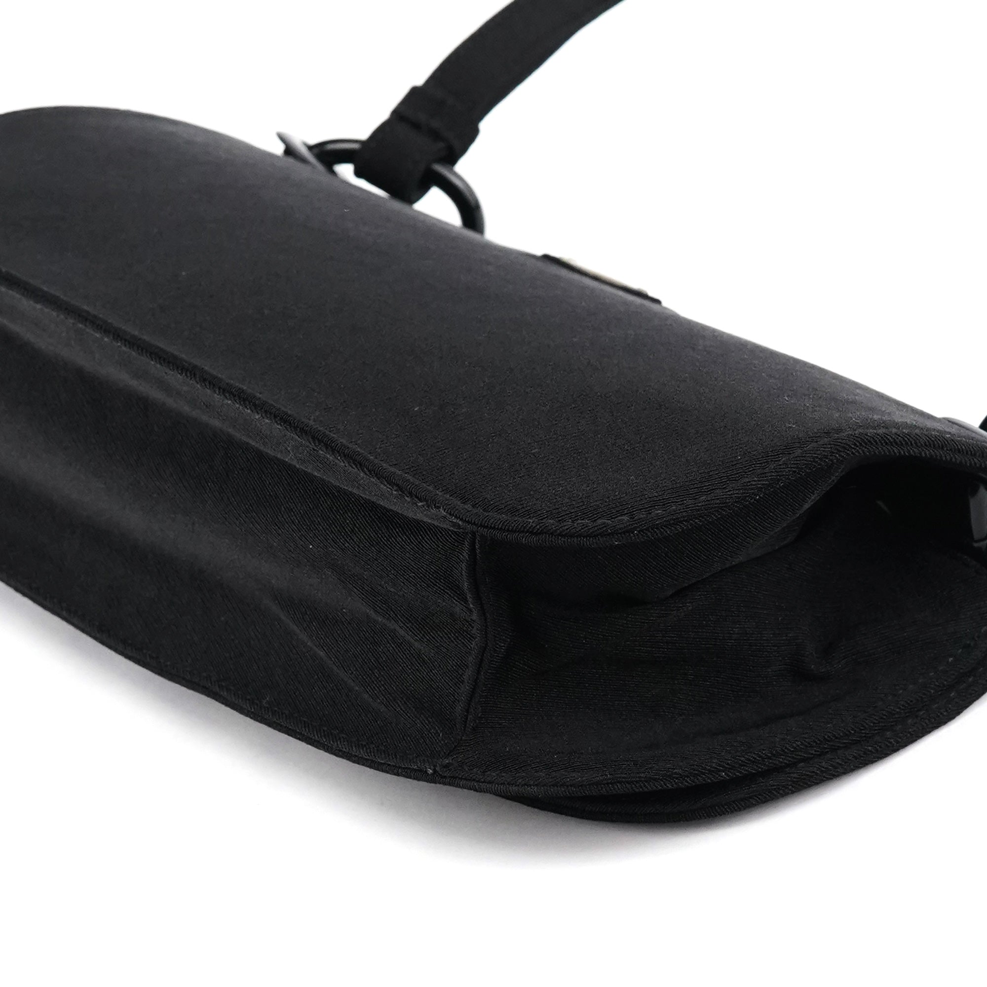 Prada B6217 Black Tessuto Swing Nylon Shoulder Bag