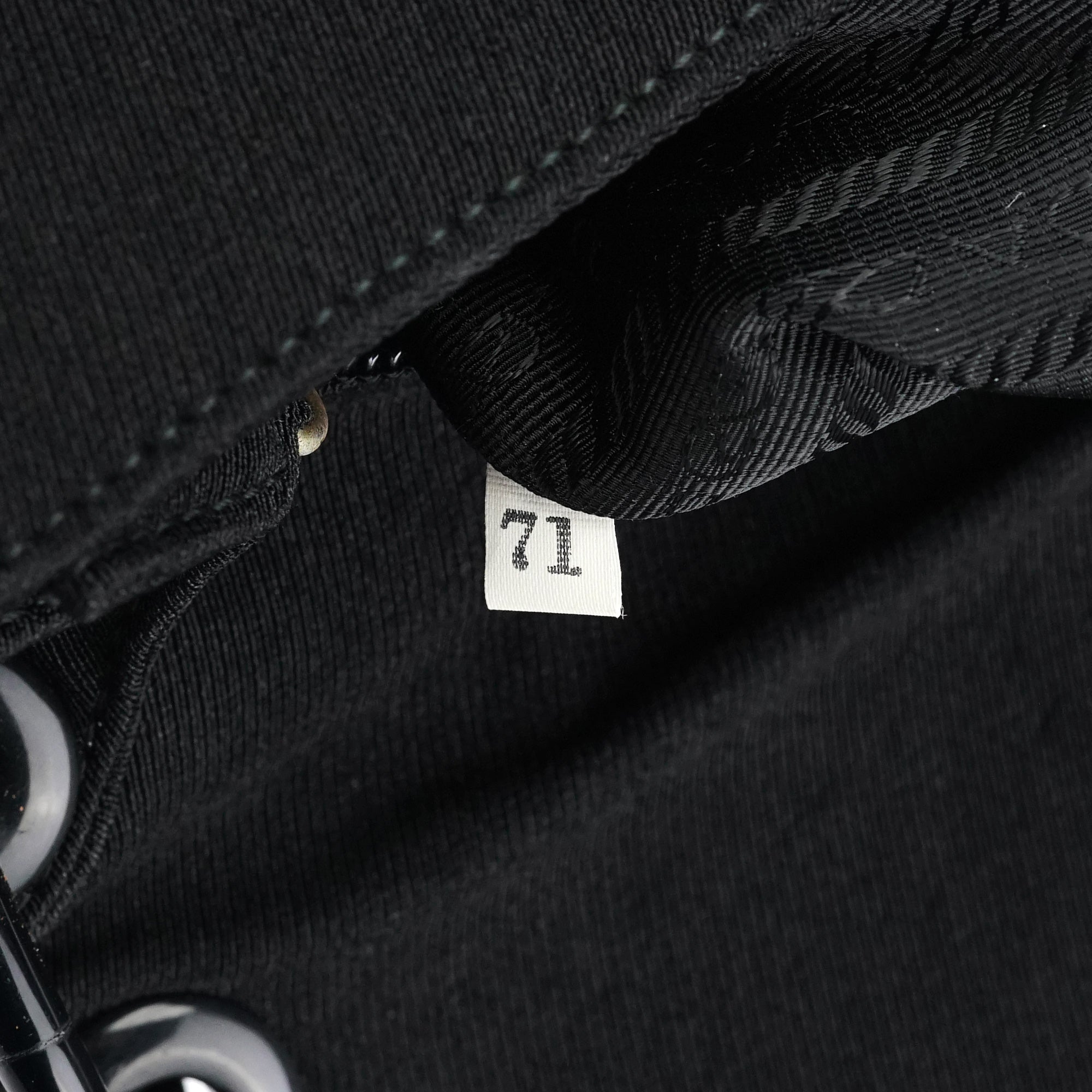 Prada B6217 Black Tessuto Swing Nylon Shoulder Bag