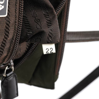 Prada B6224 Green Tessuto Nappa Tote Bag