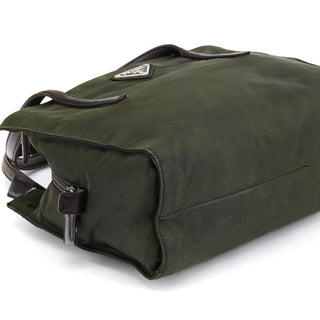 Prada B6224 Green Tessuto Nappa Tote Bag