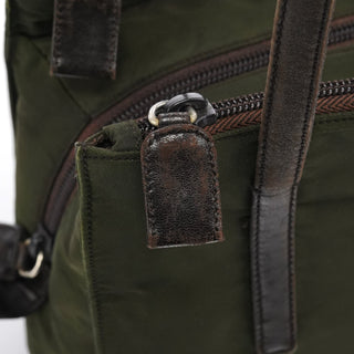 Prada B6224 Green Tessuto Nappa Tote Bag