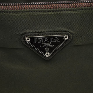 Prada B6224 Green Tessuto Nappa Tote Bag