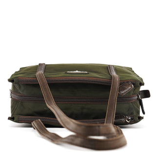 Prada B6224 Green Tessuto Nappa Tote Bag