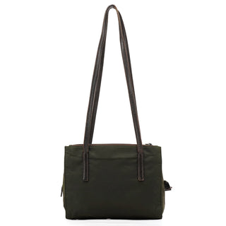 Prada B6224 Green Tessuto Nappa Tote Bag
