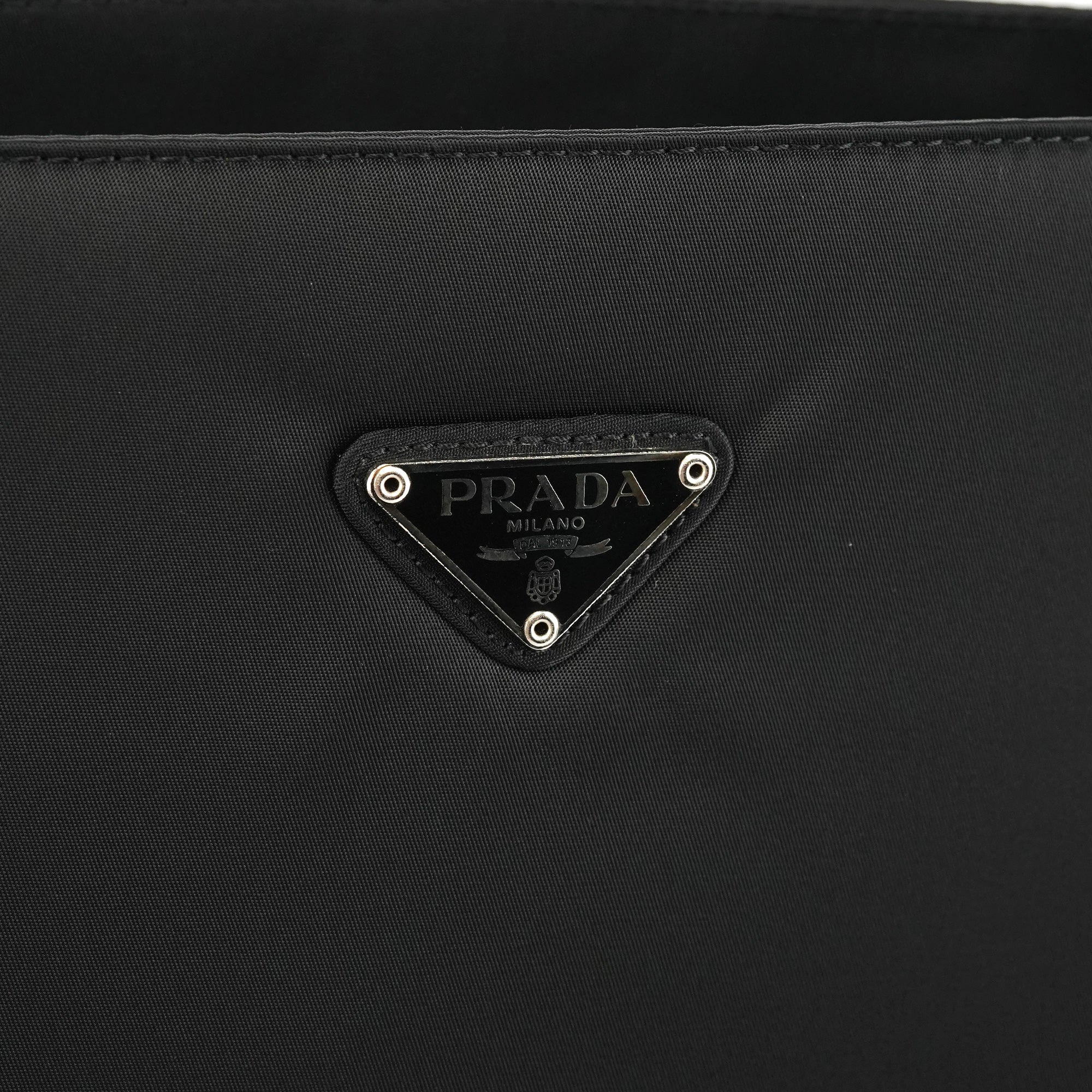 Prada B6242 Black Tessuto City Nylon Tote Bag
