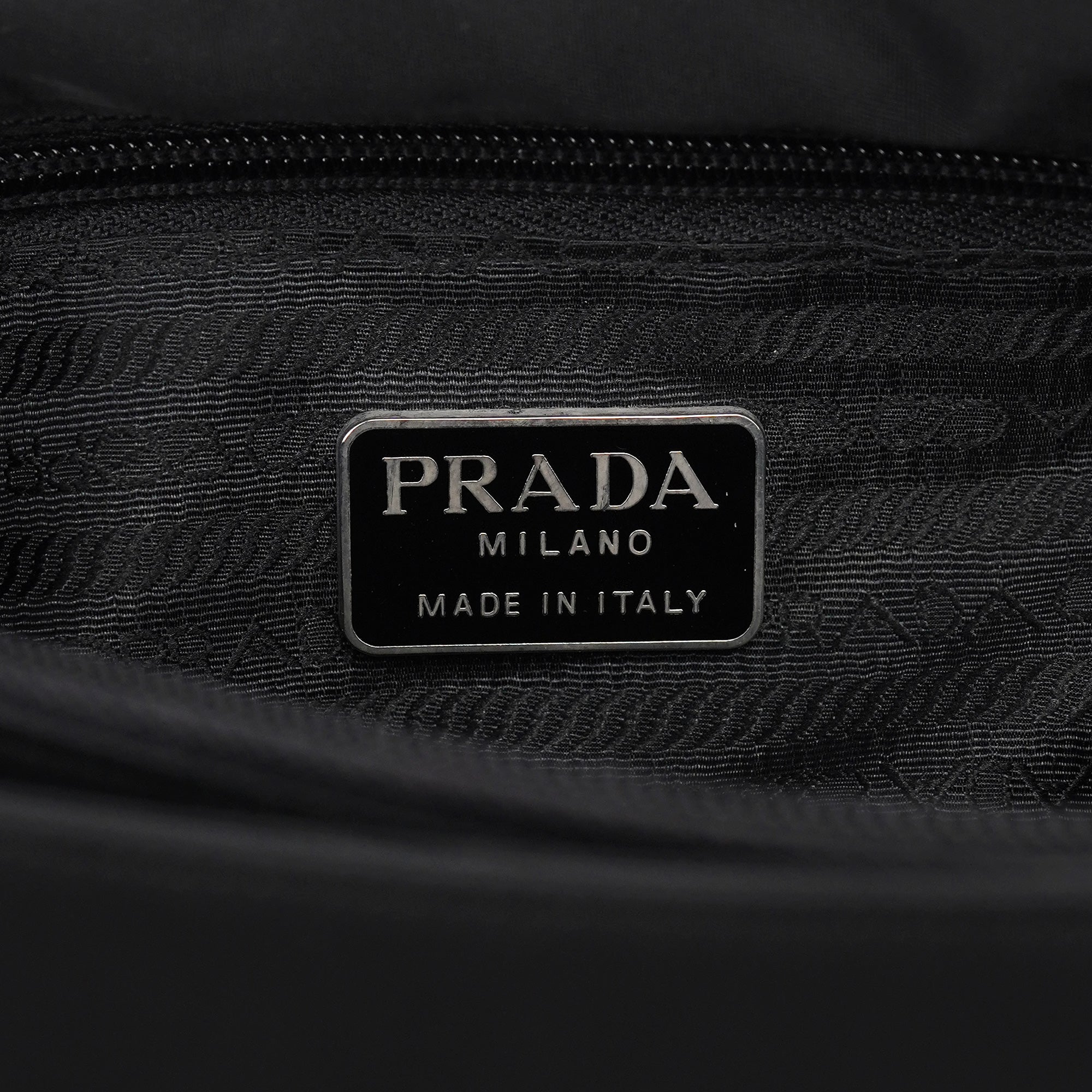 Prada B6242 Black Tessuto City Tote Bag