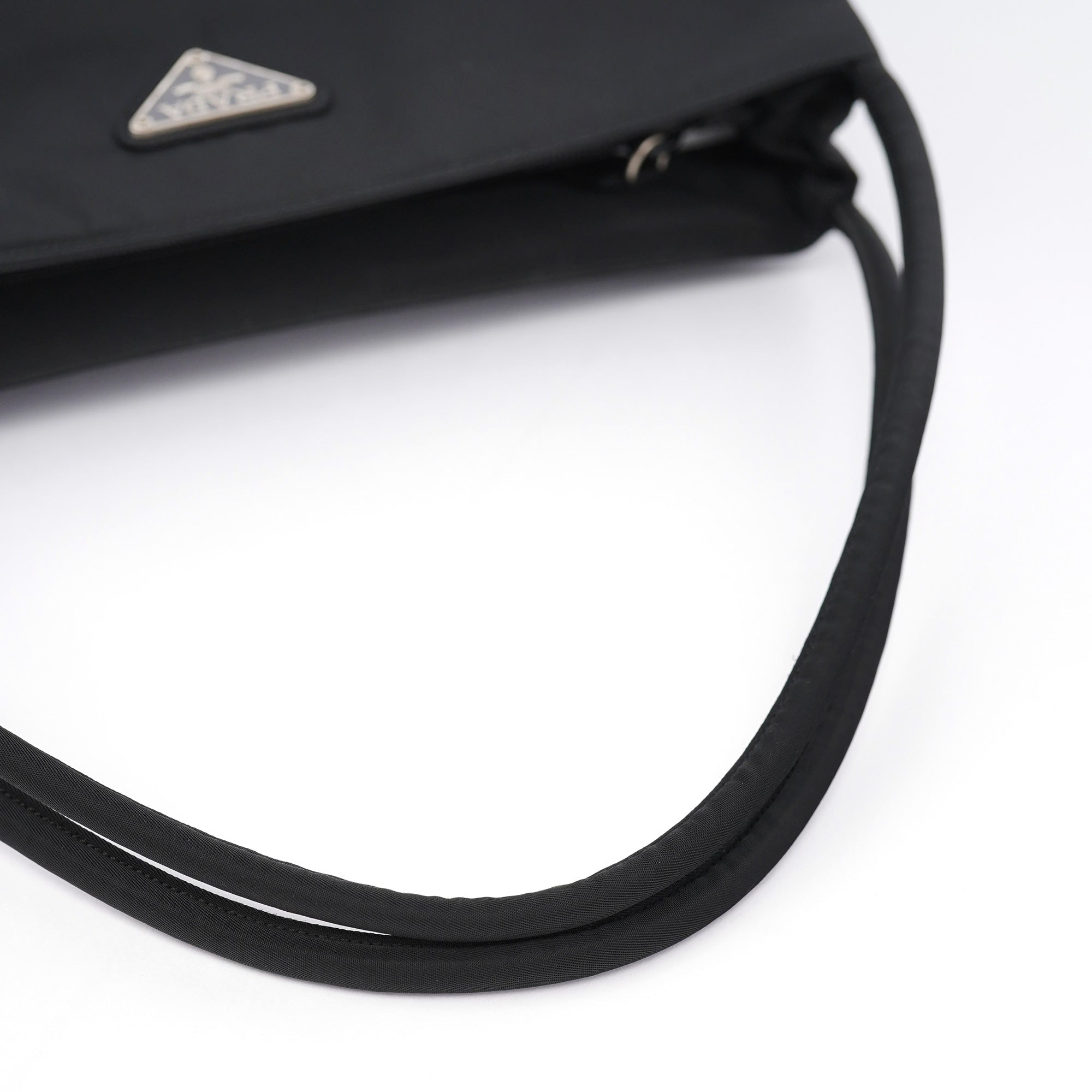 Prada B6242 Black Tessuto City Tote Bag