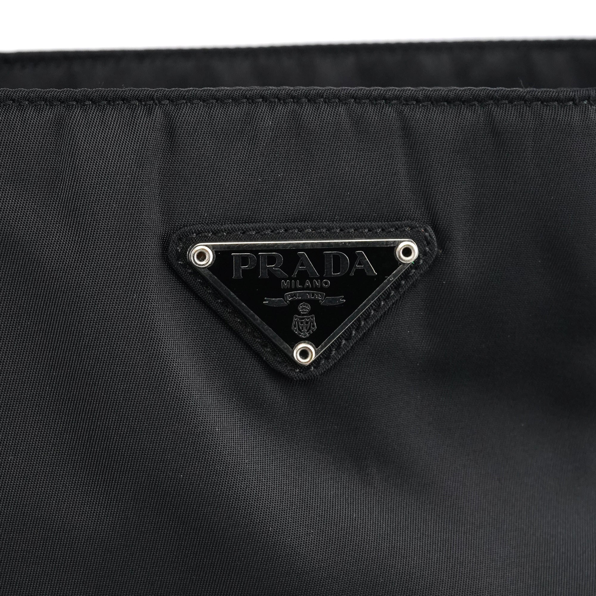 Prada B6242 Black Tessuto City Tote Bag
