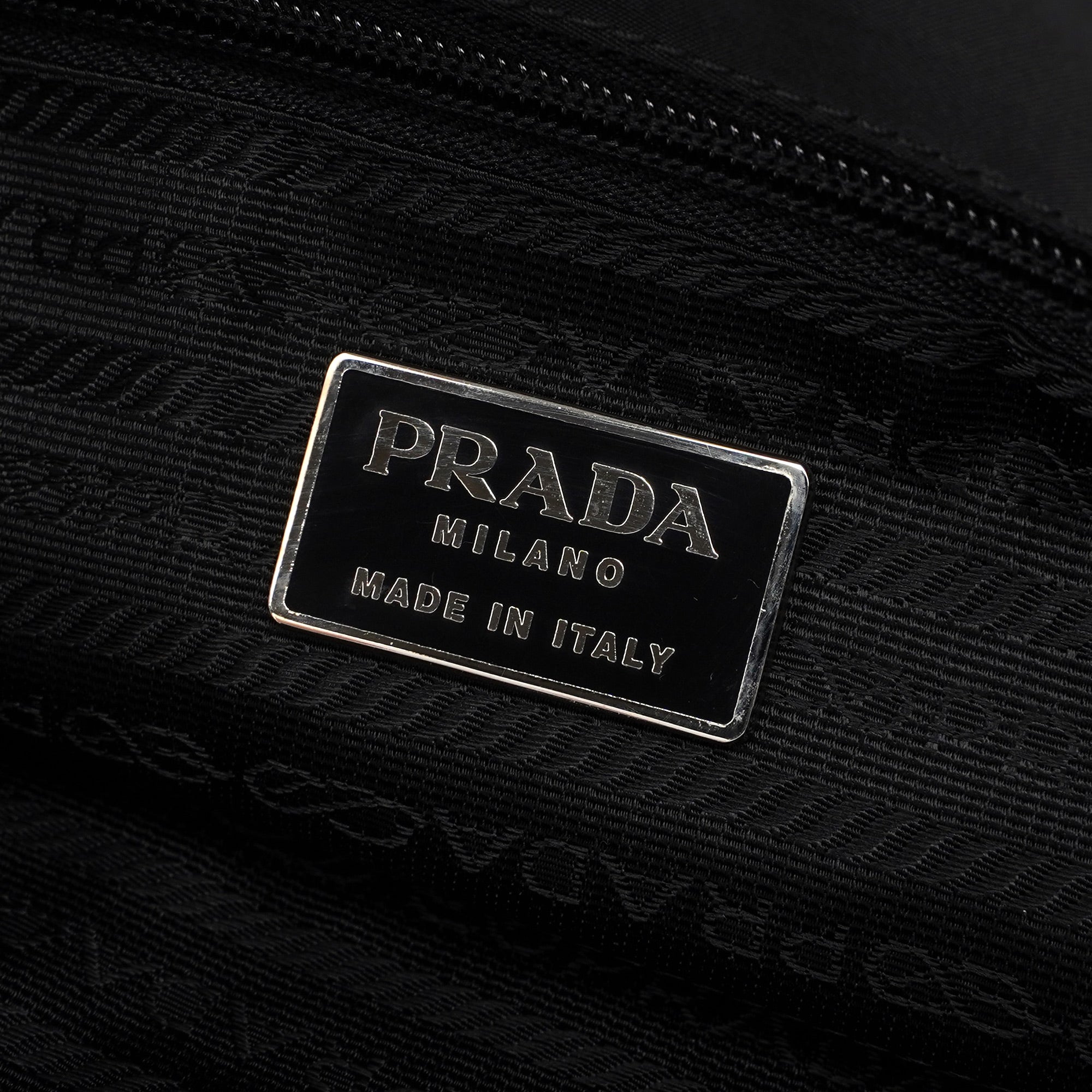 Prada B6242 Black Tessuto City Tote Bag