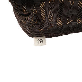 Prada B6242 Dark Brown Tessuto City Nylon Tote Bag