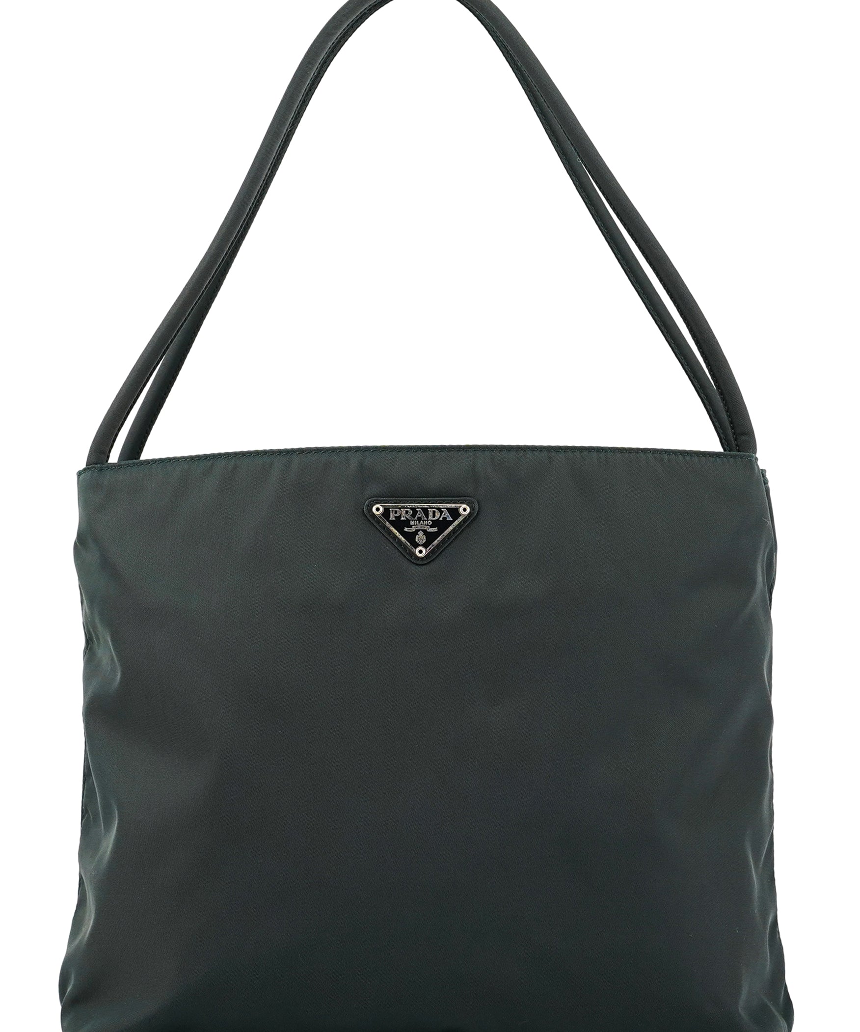 Prada B6242 Dark Green Tessuto City Nylon Tote Bag
