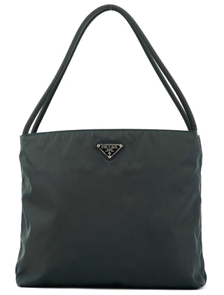 Prada B6242 Dark Green Tessuto City Nylon Tote Bag