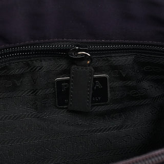 Prada B6242 Purple Tessuto City Nylon Tote Bag
