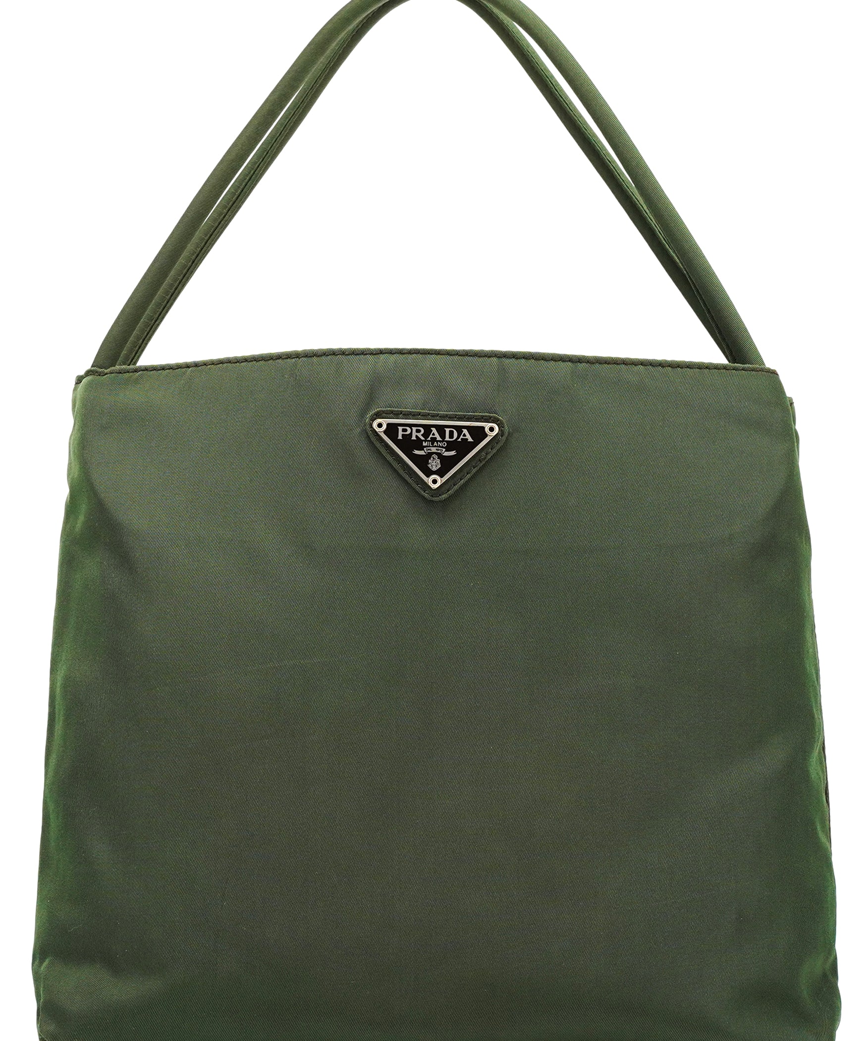 Prada B6243 Green Tessuto City Nylon Tote Bag