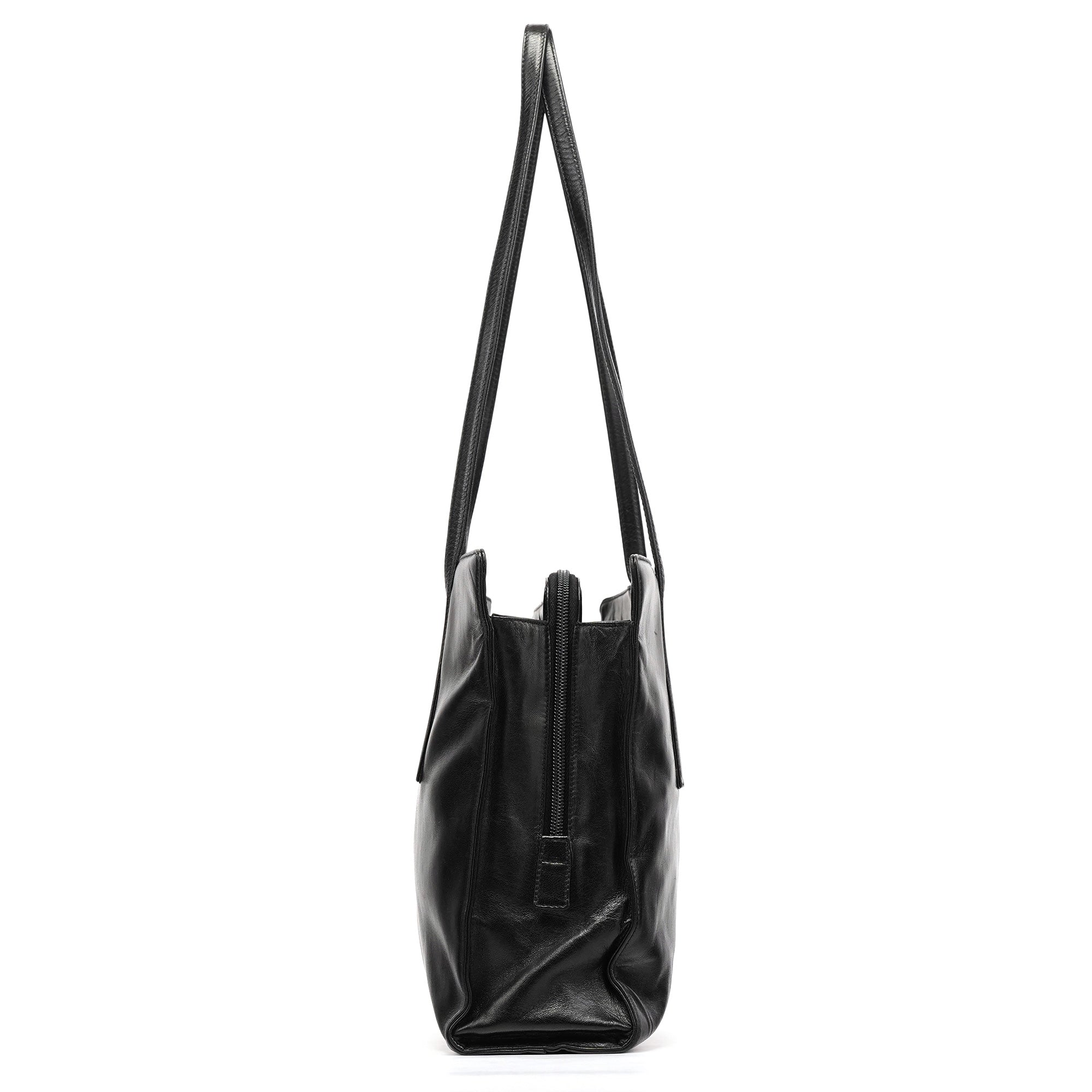 Prada B6259 Black Nappa Sport Leather Tote Bag