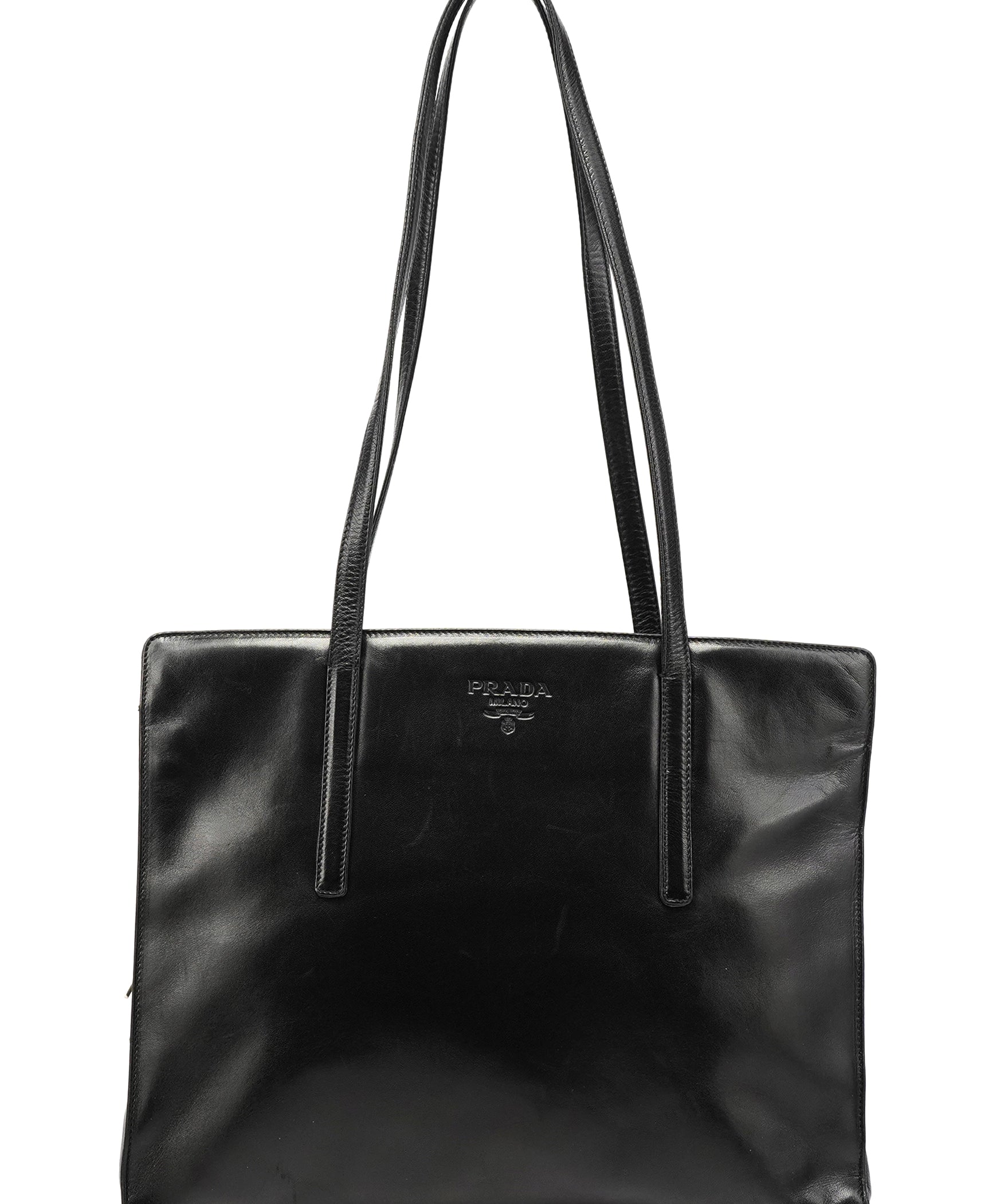 Prada B6259 Black Nappa Sport Leather Tote Bag