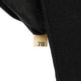 Prada B6378 Tessuto Swing skuldertaske i sort nylon med kæde