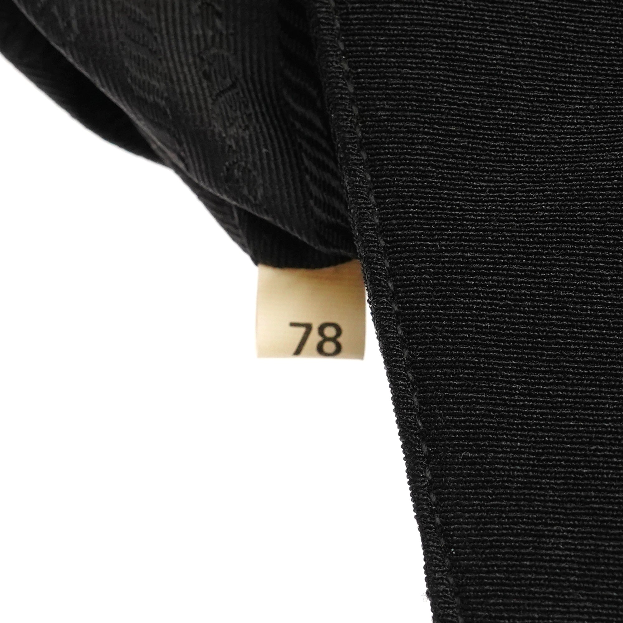 Prada B6378 Tessuto Swing skuldertaske i sort nylon med kæde