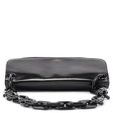Prada B6380 Sac porté épaule Madras Swing en cuir noir