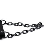 Prada B6436 Sac porté épaule à chaîne Tessuto Swing en nylon noir