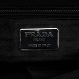 Prada B6436 Sac porté épaule à chaîne Tessuto Swing en nylon noir