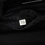 Prada B6436 Sac porté épaule à chaîne Tessuto Swing en nylon noir