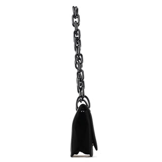 Prada B6436 Black Tessuto Swing Nylon Chain Shoulder Bag