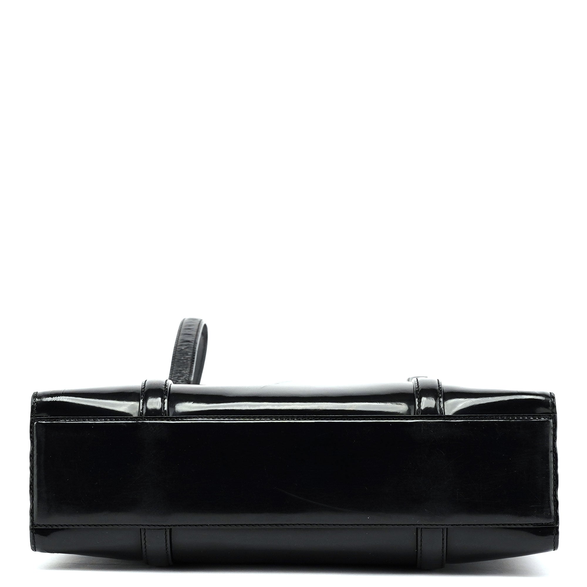 Prada B6498 Black Spazzolato Tote Bag