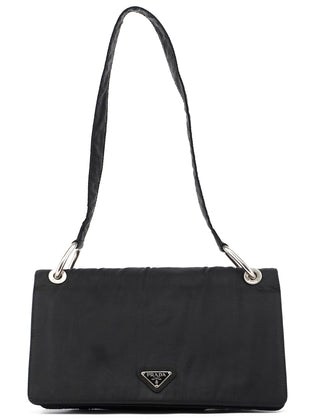 Prada B6542 Black Tessuto Shoulder Bag