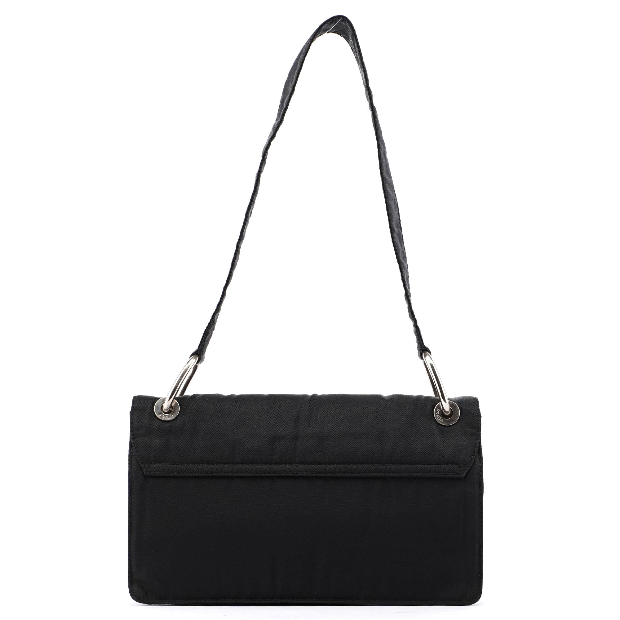 Prada B6542 Black Tessuto Shoulder Bag