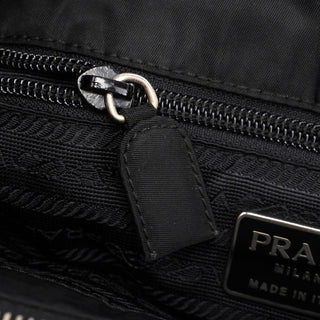 Prada B6542 Black Tessuto Shoulder Bag