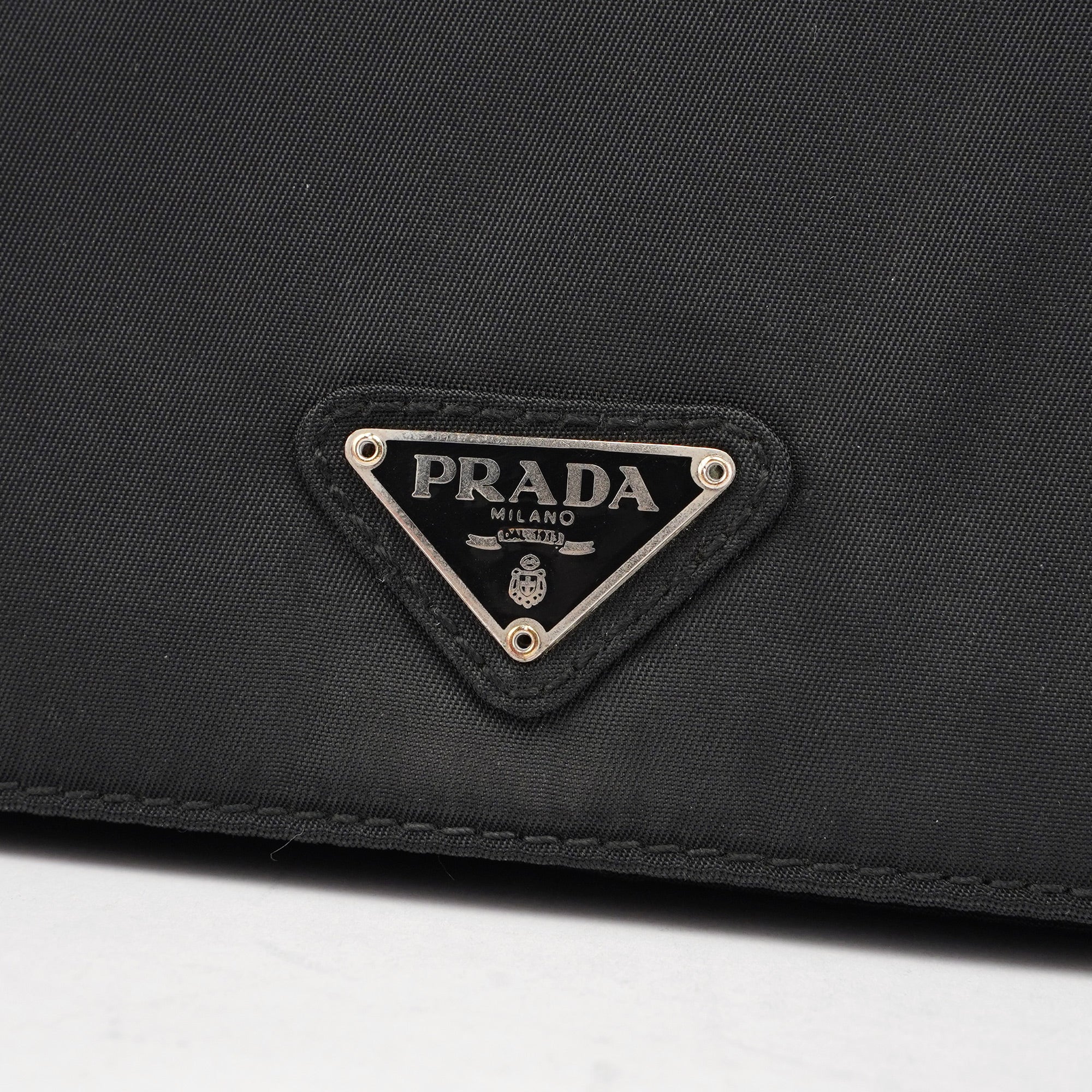 Prada B6542 Black Tessuto Shoulder Bag