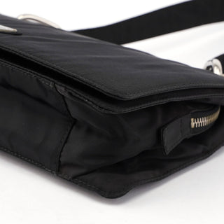 Prada B6542 Black Tessuto Shoulder Bag