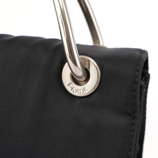 Prada B6542 Black Tessuto Shoulder Bag