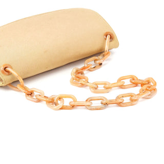 Prada B6621 Beige Tessuto Swing Chain Shoulder Bag