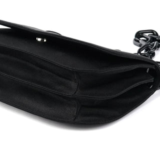 Prada B6621 Black Tessuto Swing Chain Shoulder Bag